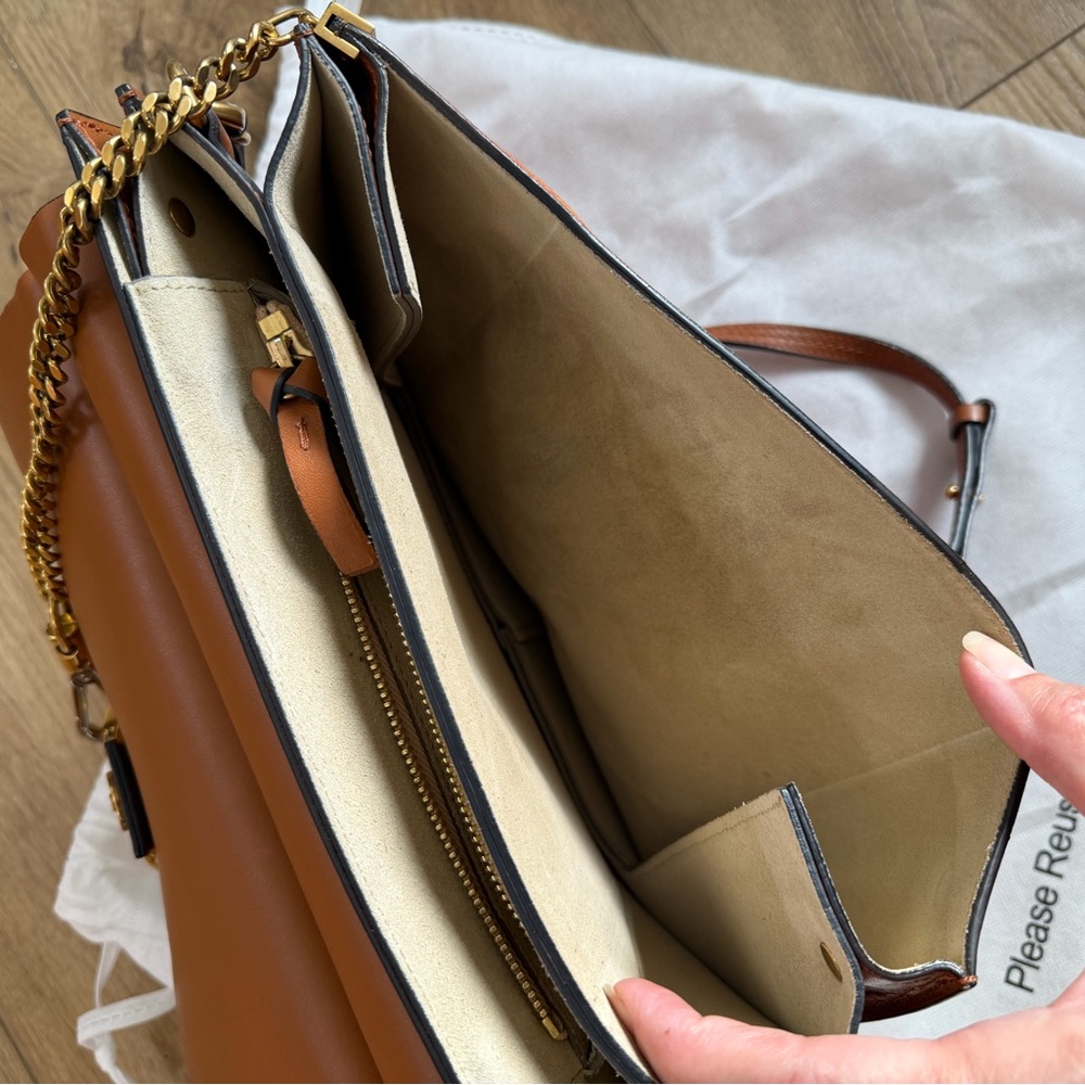 Chloe Multicolor Striped Patchwork Leather & Sued… - image 8